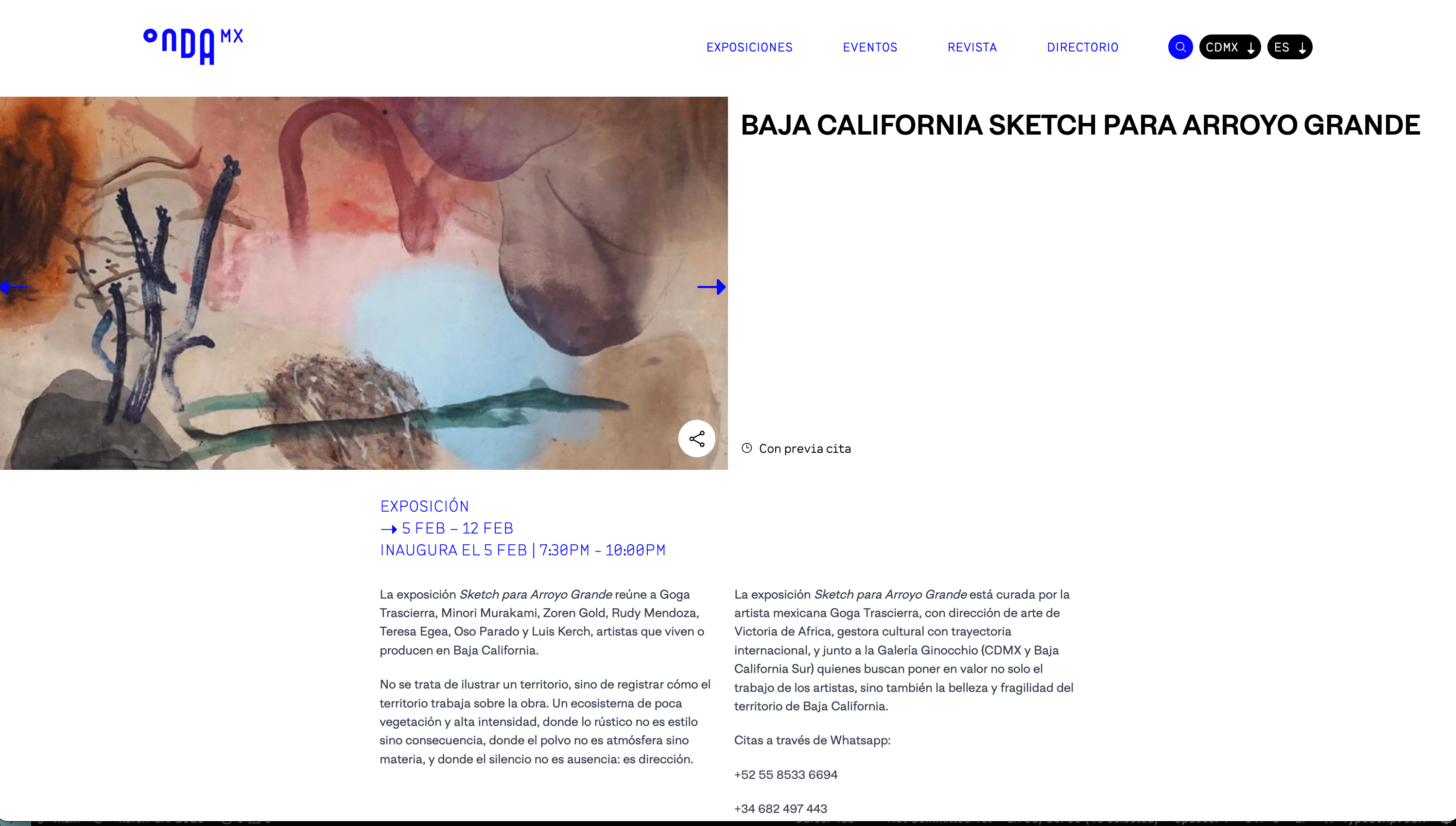 Onda MX - Baja California Sketch Para Arroyo Grande